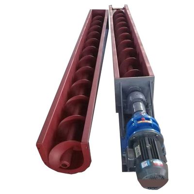 tipo trasportatore shaftless di 3m3/h U di spirale dell'asse del fango dell'alimentazione del trasportatore di vite di acciaio al carbonio