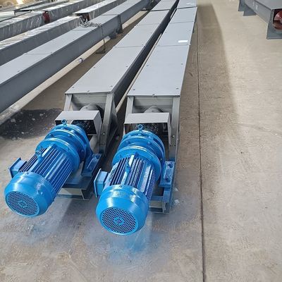 tipo trasportatore shaftless di 3m3/h U di spirale dell'asse del fango dell'alimentazione del trasportatore di vite di acciaio al carbonio
