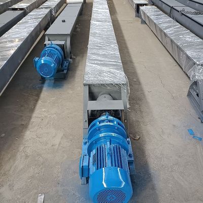 tipo trasportatore shaftless di 3m3/h U di spirale dell'asse del fango dell'alimentazione del trasportatore di vite di acciaio al carbonio
