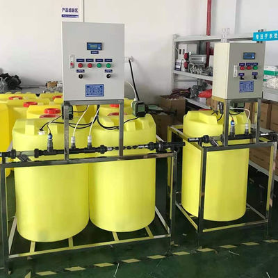 Sistema di dosaggio automatico liquido chimico per trattamento delle acque reflue della pianta di tintura