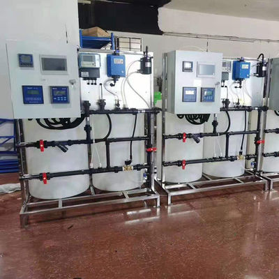Sistema di dosaggio automatico liquido chimico per trattamento delle acque reflue della pianta di tintura