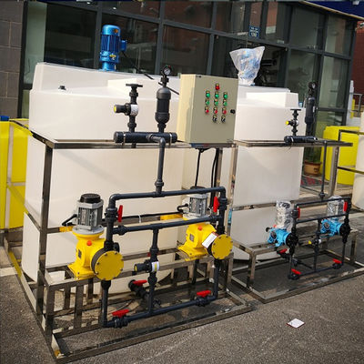 Sistema di dosaggio automatico liquido chimico per trattamento delle acque reflue della pianta di tintura