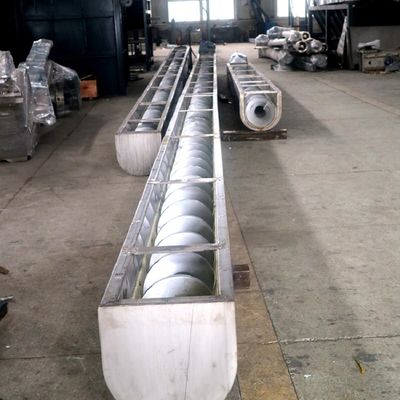 Nastro trasportatore a forma di U della vite Shaftless per il carbonio Ash Concrete del fango del grano del mortaio