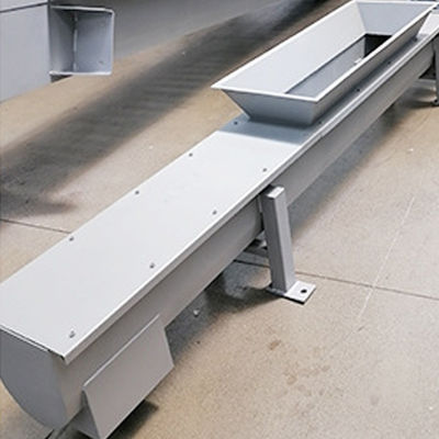 Nastro trasportatore a forma di U della vite Shaftless per il carbonio Ash Concrete del fango del grano del mortaio