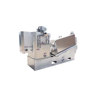Separazione del liquido solido della macchina per l'asciugamento dei fanghi a vite completamente automatica