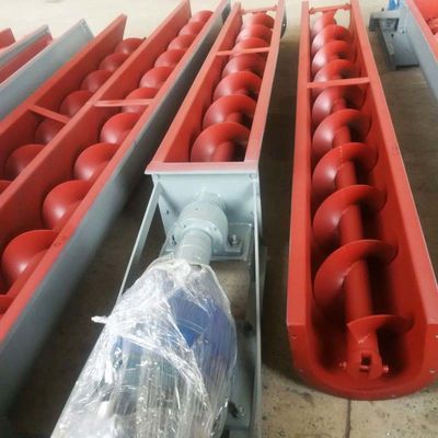 Trasportatore a coclea per fanghi in acciaio inossidabile 304 a forma di U