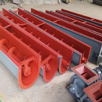 Trasportatore a coclea per fanghi in acciaio inossidabile 304 a forma di U