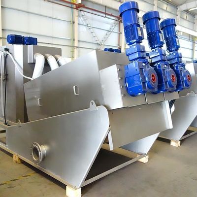 Attrezzatura per la disidratazione dei fanghi dell'impianto chimico della pressa a vite completamente automatica