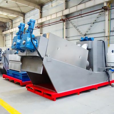 Attrezzatura per la disidratazione dei fanghi dell'impianto chimico della pressa a vite completamente automatica