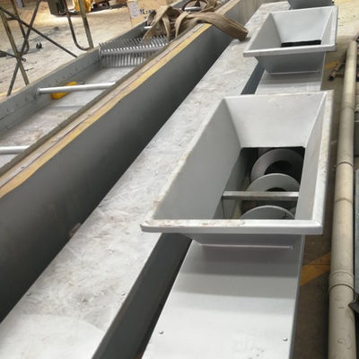 Shaftless ss a forma di U cementa il trasportatore di vite per la calce del carbone polverizzato dell'alimentazione animale