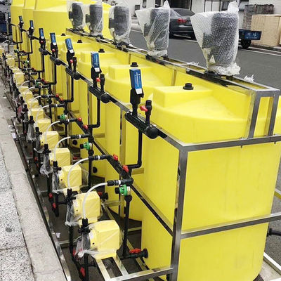 Flocculante di dosaggio automatico integrato dell'antincrostante di trattamento delle acque dell'attrezzatura