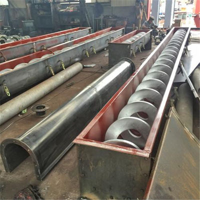Trasportatore di vite orizzontale di acciaio inossidabile della doppia asse 1000mm per industria carboniera