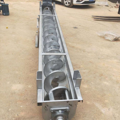 Tipo macchina SS316L 1-10t/h di U del trasportatore di vite della coclea della polvere del fango di Shaftless