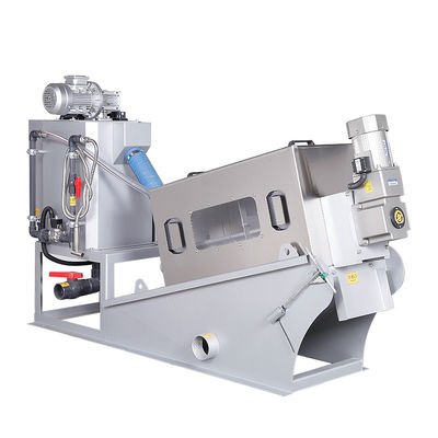 Attrezzatura a spirale automatica piena 30-50kg/h di disidratazione dei fanghi 304SS