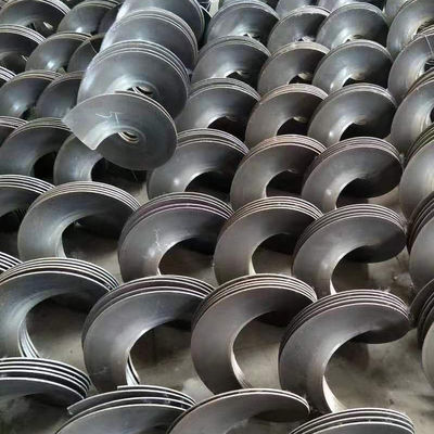 304 lunghezza a forma di U della macchina 1~20m del trasportatore di vite di acciaio inossidabile Shaftless