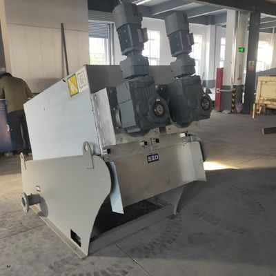 macchina di disidratazione dei fanghi del torchio a vite 90-150kg/H per la stampa e la tintura della fabbrica
