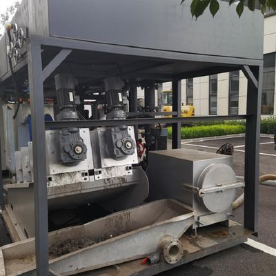 macchina di disidratazione dei fanghi del torchio a vite 90-150kg/H per la stampa e la tintura della fabbrica