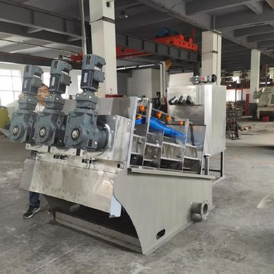 macchina di disidratazione dei fanghi del torchio a vite 90-150kg/H per la stampa e la tintura della fabbrica