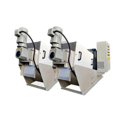 Correre automatico della macchina 2.25kw di disidratazione dei fanghi del torchio a vite SS304/316