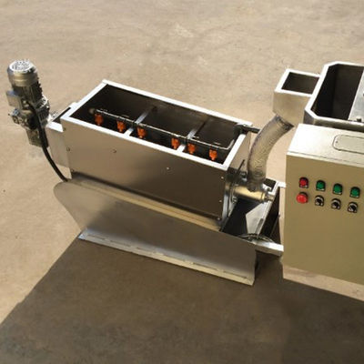 Correre automatico della macchina 2.25kw di disidratazione dei fanghi del torchio a vite SS304/316