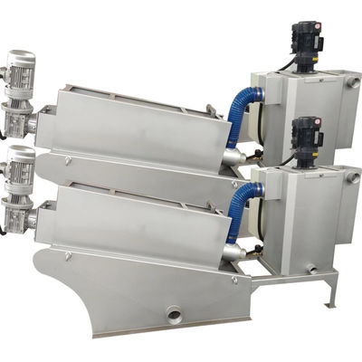 Attrezzatura di trattamento delle acque reflue della macchina 20m3/H di disidratazione dei fanghi del torchio a vite di 304SS 316SS
