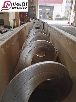 Trasportatore di vite girante di Shaftless, trasportatore di vite orizzontale 16r/min