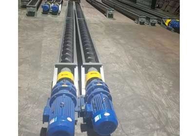Nastro trasportatore bianco della vite dello zinco, trasportatore di vite del silo di 250mm