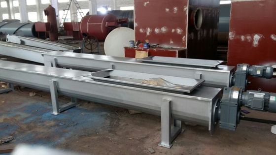 Nastro trasportatore della vite di acciaio al carbonio, trasportatore di vite di scarico di 300mm