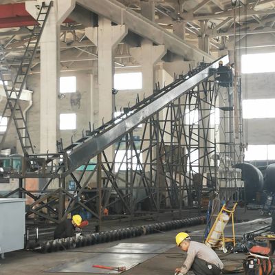 Trasportatore di vite di scarico del nastro trasportatore della vite del fango del acciaio al carbonio 300mm