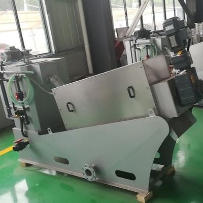 Acciaio inossidabile della macchina di disidratazione dei fanghi della vite di industria alimentare