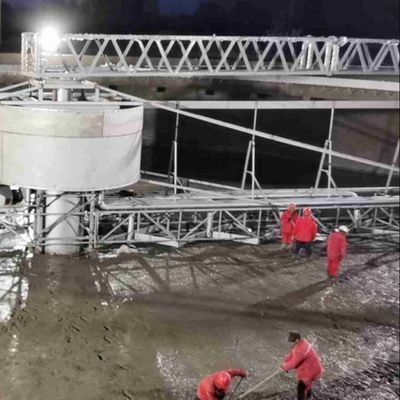 Apparecchio per lo spurgo delle caldaie a ponte mobile del doppio tubo utilizzato per l'impianto di trattamento delle acque reflue