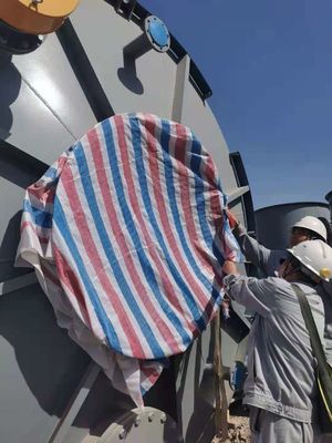 silos di plastica di stoccaggio della pallina di 8.5m, serbatoio del silo 4T