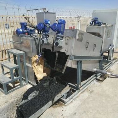 Macchina di disidratazione dei fanghi del acciaio al carbonio, multi torchio a vite del disco 0.3Kw